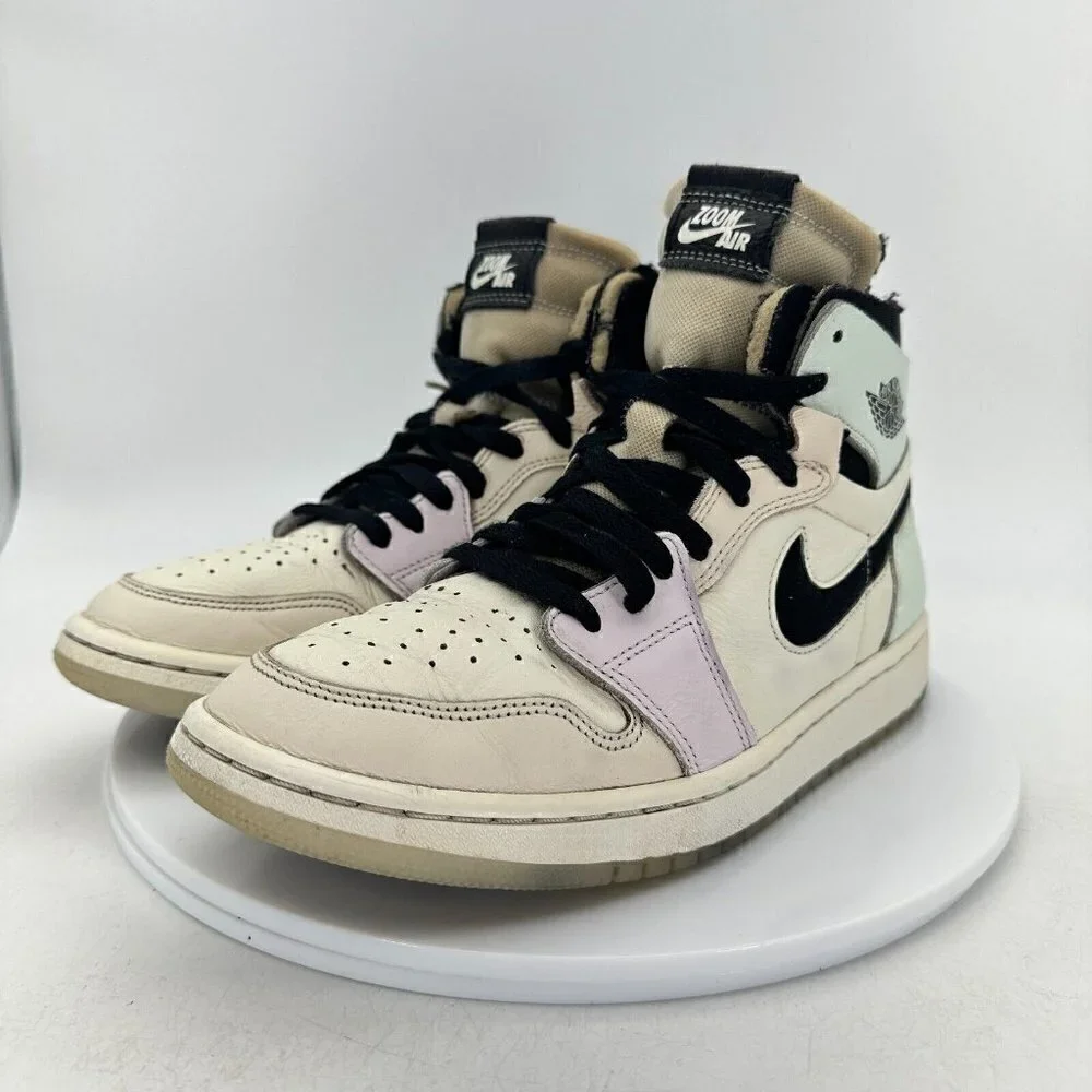 Nike Air Jordan 1 Zoom CMFT Women Size 9 CT0979-101 Easter Blue Violet Shoes